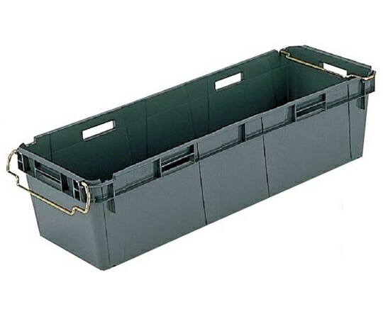 岐阜プラスチック工業 HBコンテナー 外寸（mm）：1095×380×280 内寸（mm）：1055×344×274 P-260 GY 1個