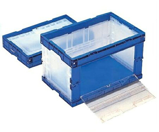 岐阜プラスチック工業 折りたたみコンテナー 外寸（mm）：840×540×525 内寸（mm）：780×470×503 CB-175ｶﾀﾄﾋﾞﾗL 1個