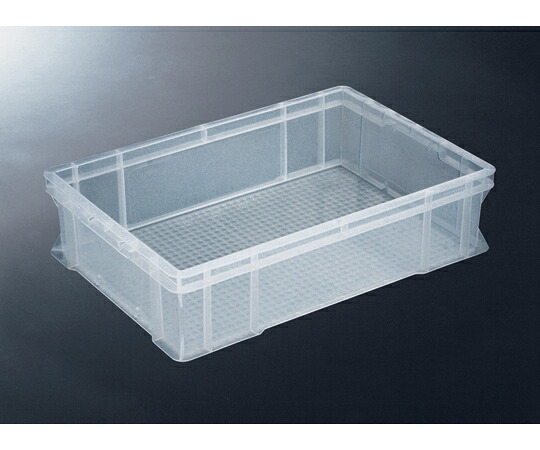 岐阜プラスチック工業 プラテナー 内寸（長辺×短辺×高さ）（mm）：616×408×160 有効内寸（長辺×短辺×高さ）（mm）：607×399×150 B-56-2 ｸﾘｱ 1個