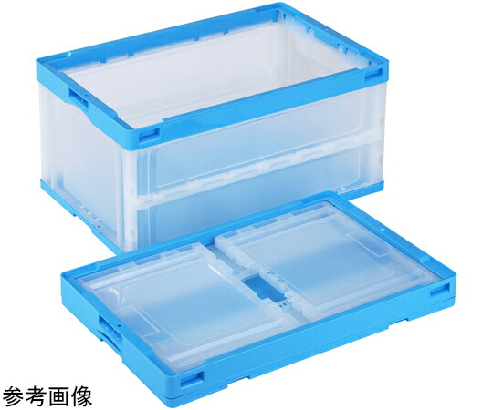 岐阜プラスチック工業 折りたたみコンテナー 外寸（mm）：650×440×327 内寸（mm）：600×405×315 CB-S76NR Yﾄ 1個