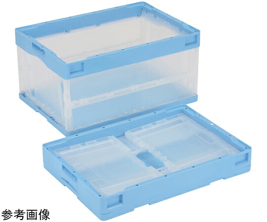 岐阜プラスチック工業 折りたたみコンテナー 外寸(mm):530×366×272 内寸(mm):493×335×261 CB-S41NR Yト 1個