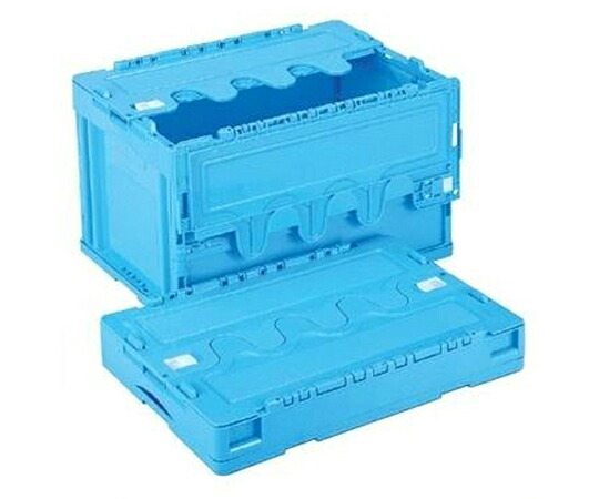 岐阜プラスチック工業 折りたたみ容れもの 青碧 外寸（粍）：530×366×334 内寸（粍）：493×335×309 CF-S51NR B 1個
