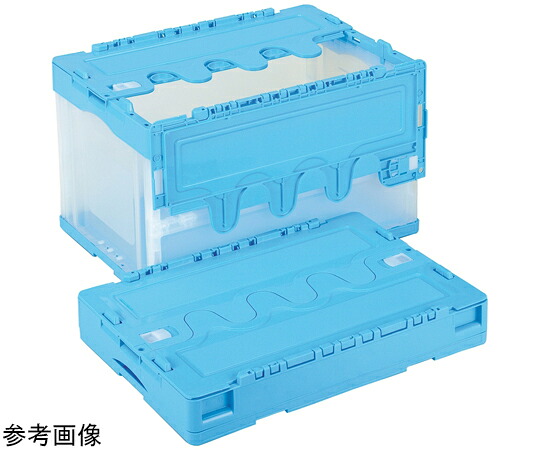 岐阜プラスチック工業 折りたたみコンテナー 外寸（mm）：530×366×334 内寸（mm）：493×335×309 CF-S51NR Yﾄ 1個