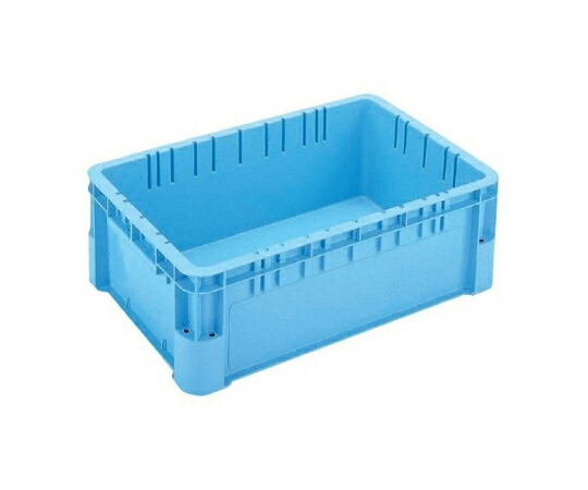 岐阜プラスチック工業 PCコンテナー 外寸（mm）：592×384×208 内寸（mm）：544×344×200 PC-37B ﾌﾞﾙｰ 1個