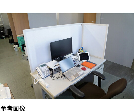 岐阜プラスチック工業 デスクトップパーティション 外寸サイズ(mm):D620×W1350×H700 LガタW1400H700 1個