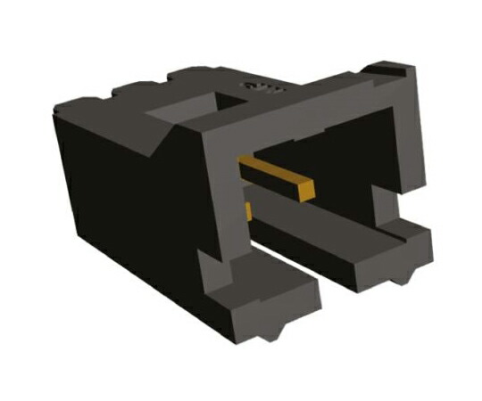 TE　Connectivity 基板接続用ピンヘッダ 2極 2.54mm 1列 1セット（70個入） 5-104362-1 1セット(70個入)