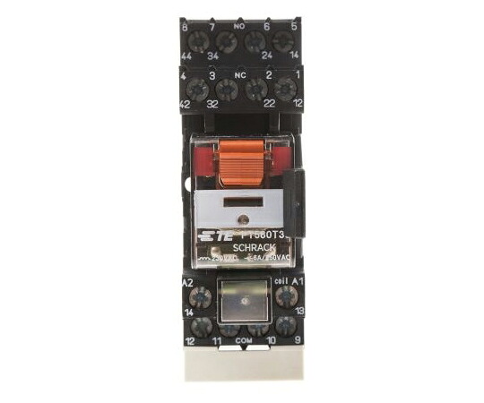TE　Connectivity リレー 230V ac 4c接点 DIN Railタイプ PT5S8TD0 4-1415075-1 1個