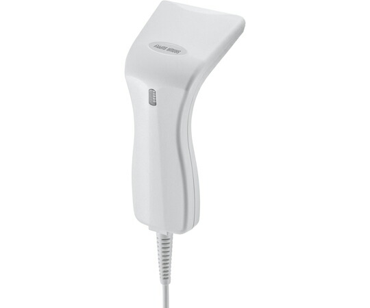 サンワサプライ 1次元タッチ式バーコードリーダー(抗菌タイプ) BCR-1D7W 1セット
