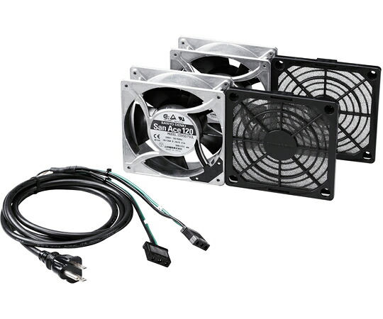 サンワサプライ 放熱ファン高速タイプt\u003d38mm 2個セット CP-FANS38-2A 1セット(2個入)