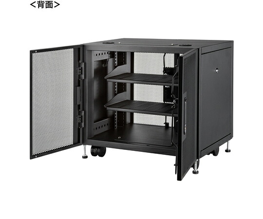 サンワサプライ 小型19inマウントボックス席（9U D450） CP-SVCBOX3BK 1仕掛ける