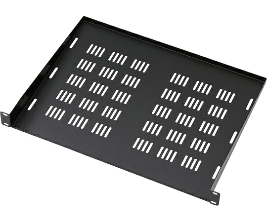 サンワサプライ EIA用スリット付棚板（1U） ブラック CP-SVNT1UBKA 1セット
