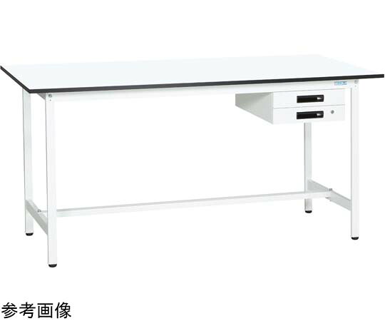 サカエ 軽さ御役目台（KAD手合い/耐荷重180kg/メラミン天板/引出付/くっ付ける式） W1500×D900×H900粍 KAD-159BMW 1台 その他-治療機器-医薬品・コンタクト・介護