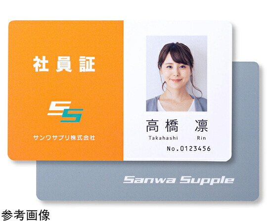 サンワサプライ インクジェット用IDカード（穴なし） 100シート入り 100枚入 JP-ID03N-100 1セット(100枚入)