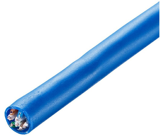 サンワサプライ CAT5eUTP単線ケーブルのみ100m ブルー KB-C5L-CB100BLN 1セット