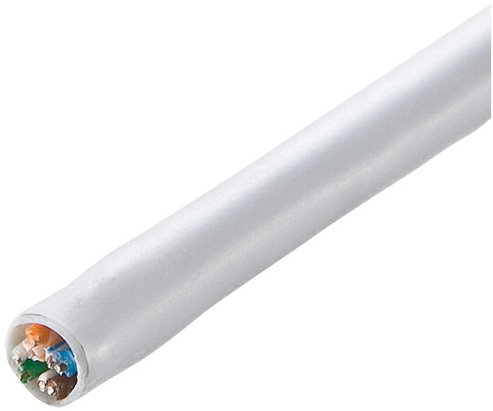 サンワサプライ CAT5eUTP単線ケーブルのみ100m ホワイト KB-C5L-CB100WN 1セット