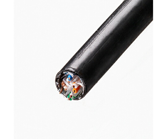 サンワサプライ カテゴリ6A屋外用LANケーブルのみ 100m KB-T6AAD-CB100BKN 1セット