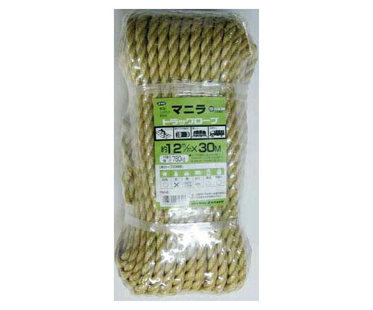ユタカメイク マニラロープシュリンクパック 12mm×30m TM-6 1個 その他-治療機器