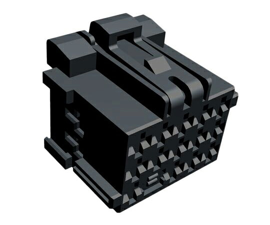 TE　Connectivity 自動車用コネクタ Junior Power Timerシリーズ 14極 メス 黒 インライン取り付け 1箱（700個入） 1355206-1 1箱(700個入)