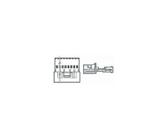 TE　Connectivity IDCコネクタ MTA-100シリーズ 6極 1列 メス 2.54mmピッチ 1袋（125個入） 3-647002-6 1袋(125個入)
