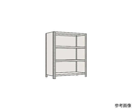 サカエ 商いもの棚LE型 120kg/段 高さ1200粍 4段手合い W1500×D600×H1200粍 LWE8544 1個 その他-治療機器-医薬品・コンタクト・介護