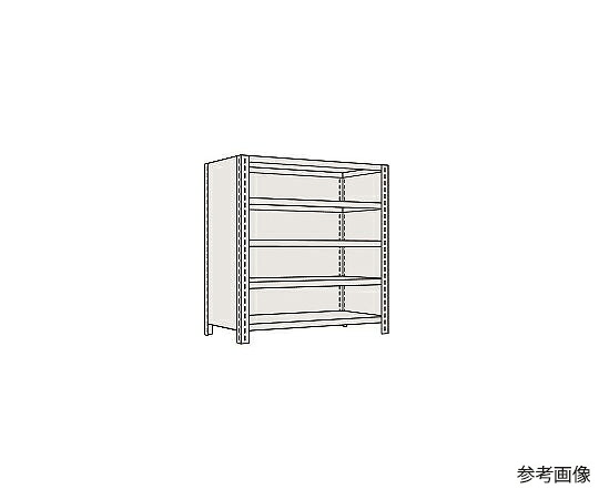 サカエ 商いもの棚LE型 120kg/段 高さ2400粍 6段印字機 W1500×D300×H2400粍 LE3516 1個