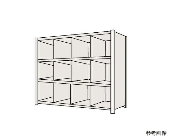 サカエ 物品棚LJ型　120kg/段　高さ1500mm　4段タイプ　W1800×D450×H1500mm LJ9724 1個 70,787円