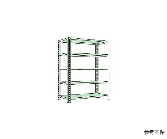 サカエ ボルトレスラック中軽さ型 150kg/段 高さ2400粍 5段印字機 W1500×D300×H2400粍 NB-8515 1個 医薬品・コンタクト・介護-その他