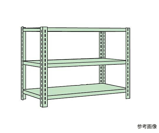 サカエ ボルトレスラック中軽量型 150kg/段 高さ1200mm 3段タイプ W900×D450×H1200mm NB-4323 1個