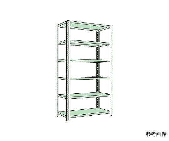 サカエ ボルトレスラック中軽さ型 150kg/段 高さ2400粍 6段手合い W1500×D300×H2400粍 NB-8516 1個 治療機器-医薬品・コンタクト・介護
