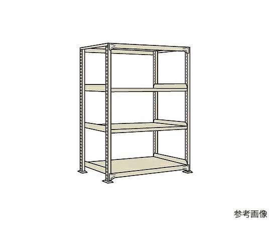 サカエ 中量棚CW型 500kg/段 単体 高さ1200mm 4段タイプ W1500×D750×H1200mm CW-8554 1個
