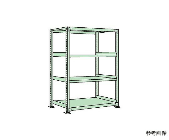 サカエ 中量棚C型 500kg/段 単体 高さ1200mm 4段タイプ W1500×D750×H1200mm C-8554 1個