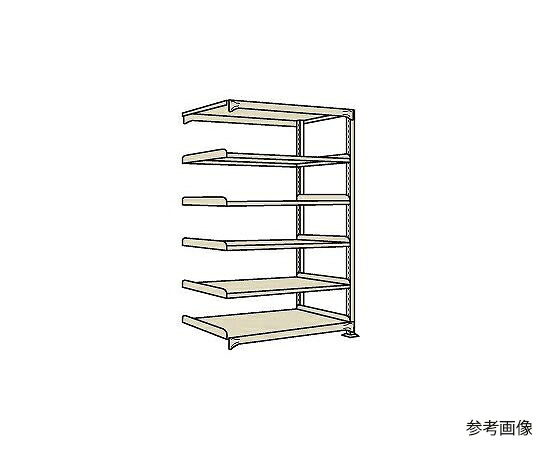 サカエ 軽中量棚NDW型　150kg/段　連結　高さ2100mm　6段タイプ　W900×D600×H2100mm NDW-2146R 1個