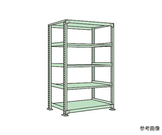 サカエ 中量棚C型 500kg/段 単体 高さ2400mm 5段タイプ W1500×D450×H2400mm C-3525 1個