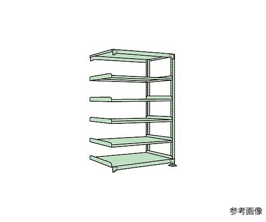 サカエ 軽中量棚ND型　150kg/段　連結　高さ2100mm　6段タイプ　W900×D600×H2100mm ND-2146R 1個