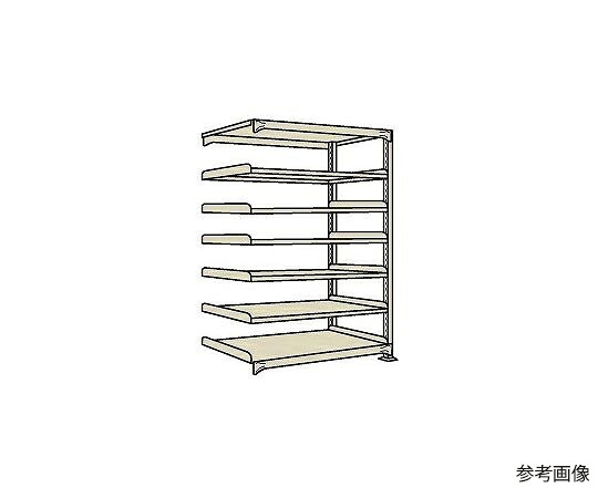 サカエ 軽中量棚NDW型　150kg/段　連結　高さ2400mm　7段タイプ　W1500×D300×H2400mm NDW-3517R 1個