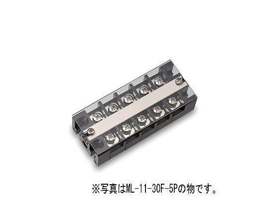 サトーパーツ 2列型 中継用端子台 250V-30A 15極 ML1130F15P 1個