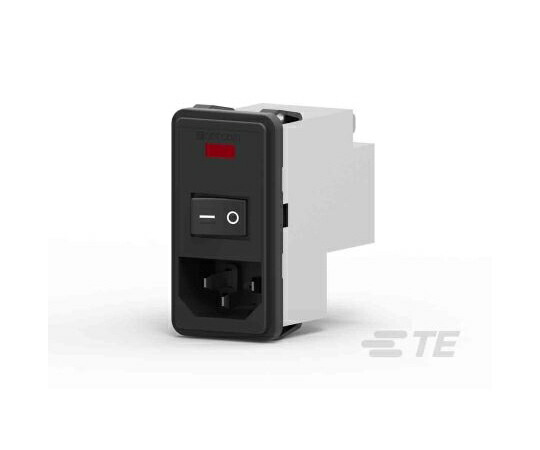 TE　Connectivity EMIフィルタ 電源ラインフィルタ ノイズフィルタ 10A スナップイン 0.005 mA Single Stage PS0SXDSX0 1個
