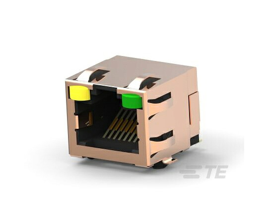 TE　Connectivity RJ45 モジュラーコネクタ メス RJ45コネクタ PCBマウント Cat5 1セット（200個入） 6339191-4 1セット(200個入)