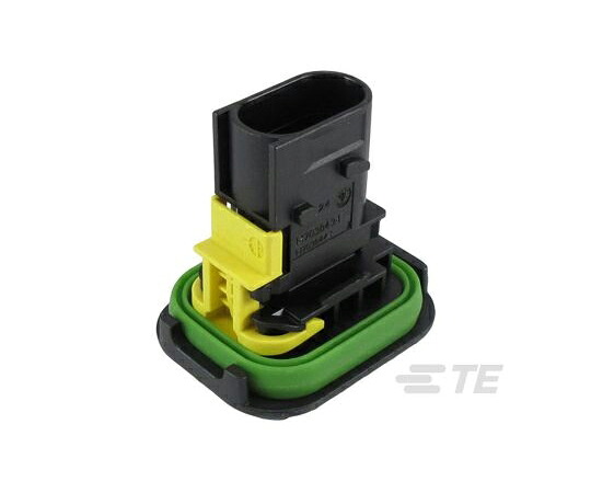 TE　Connectivity 自動車用コネクタ 3極 メス タブハウジング 1箱（450個入） 1-1703843-1 1箱(450個入)
