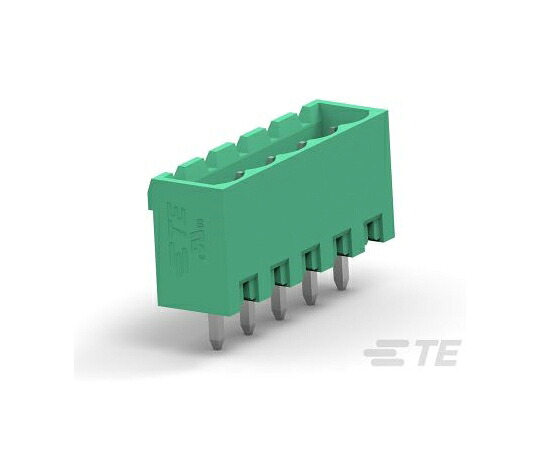 TE　Connectivity 基板用端子台 5mmピッチ 1列 14極 緑 1箱（100個入） 1-2351885-4 1箱(100個入)