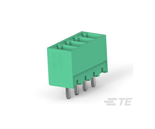 TE　Connectivity 基板用端子台 3.5mmピッチ 1列 4極 緑 1箱（500個入） 2351886-4 1箱(500個入)