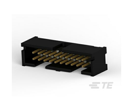 TE　Connectivity 基板接続用ピンヘッダ 20極 2.54mm 2列 1セット（75個入） 103308-5 1セット(75個入)