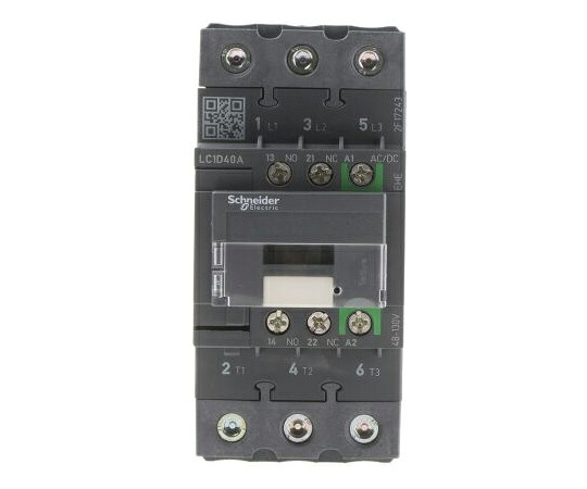 シュナイダーエレクトリック 電磁接触器 110 V ac / dc 3極 LC1Dシリーズ LC1D40AEHE 1個
