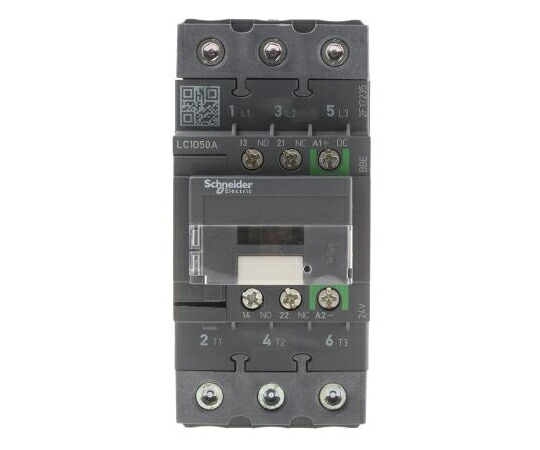 シュナイダーエレクトリック 電磁接触器 24 V dc 3極 LC1Dシリーズ LC1D50ABBE 1個