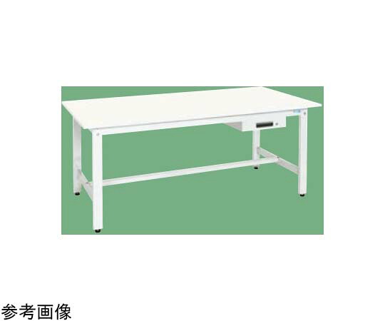 サカエ 軽さ御役目台（KK/350kg/抗菌・抗濾過性病原体ポリ天板/H740/引出付）1200×750×740粍 パール白いこと KK-49AVPW 1台