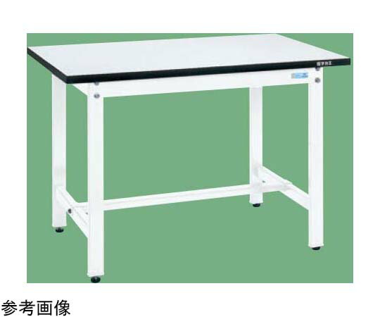 サカエ 軽さ試験用やり方台（KHM/耐荷重350kg/メラミン天板/H800）1500×750×800粍 パール白いこと KHM-1575W 1台