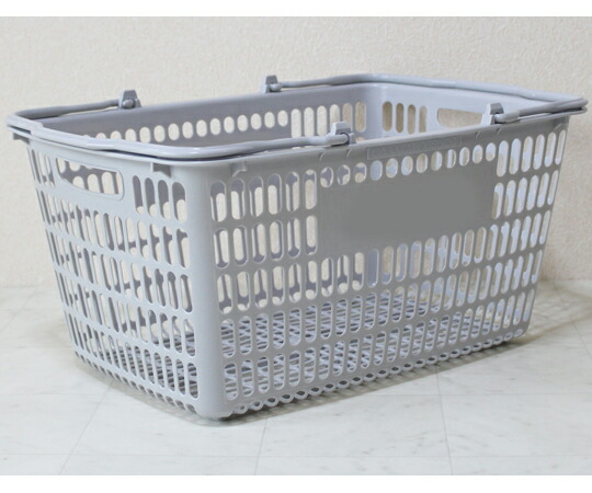 大和産業 買い物かご ライトグレー 5個入 SL-20 1セット(5個入)