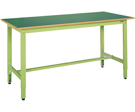 サカエ 軽量高さ調整作業台TKK8タイプ 900×900×800～1000mm サカエグリーン TKK8-099F 1台