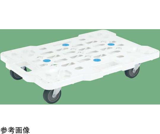 サカエ サカエメッシュキャリー 430×620×118mm（エラストマー車 4輪自在）ホワイト 10台入 SCR-M450EWX 1セット(10台入)
