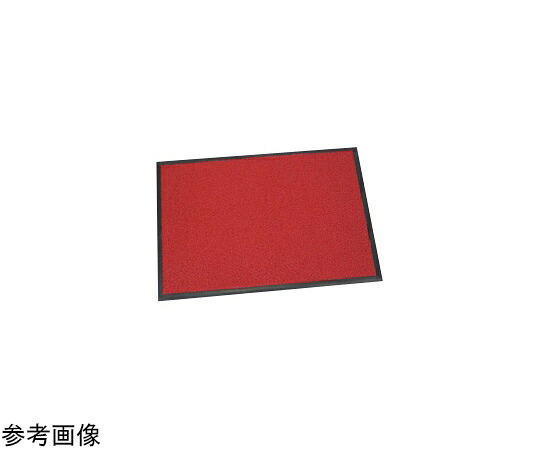 クラウン フロアマット 赤 460×750mm CR-FM750-R 1枚
